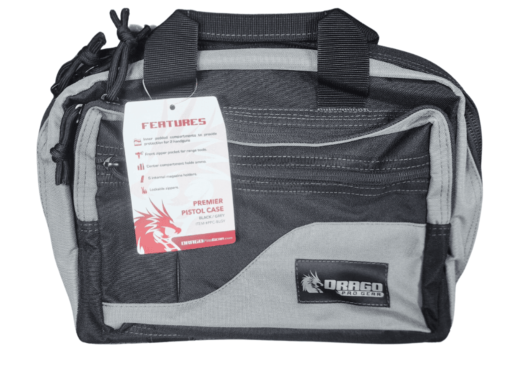 DRAGO PRO GEAR PREMIER PISTOL CASE BLACK (20/CASE)