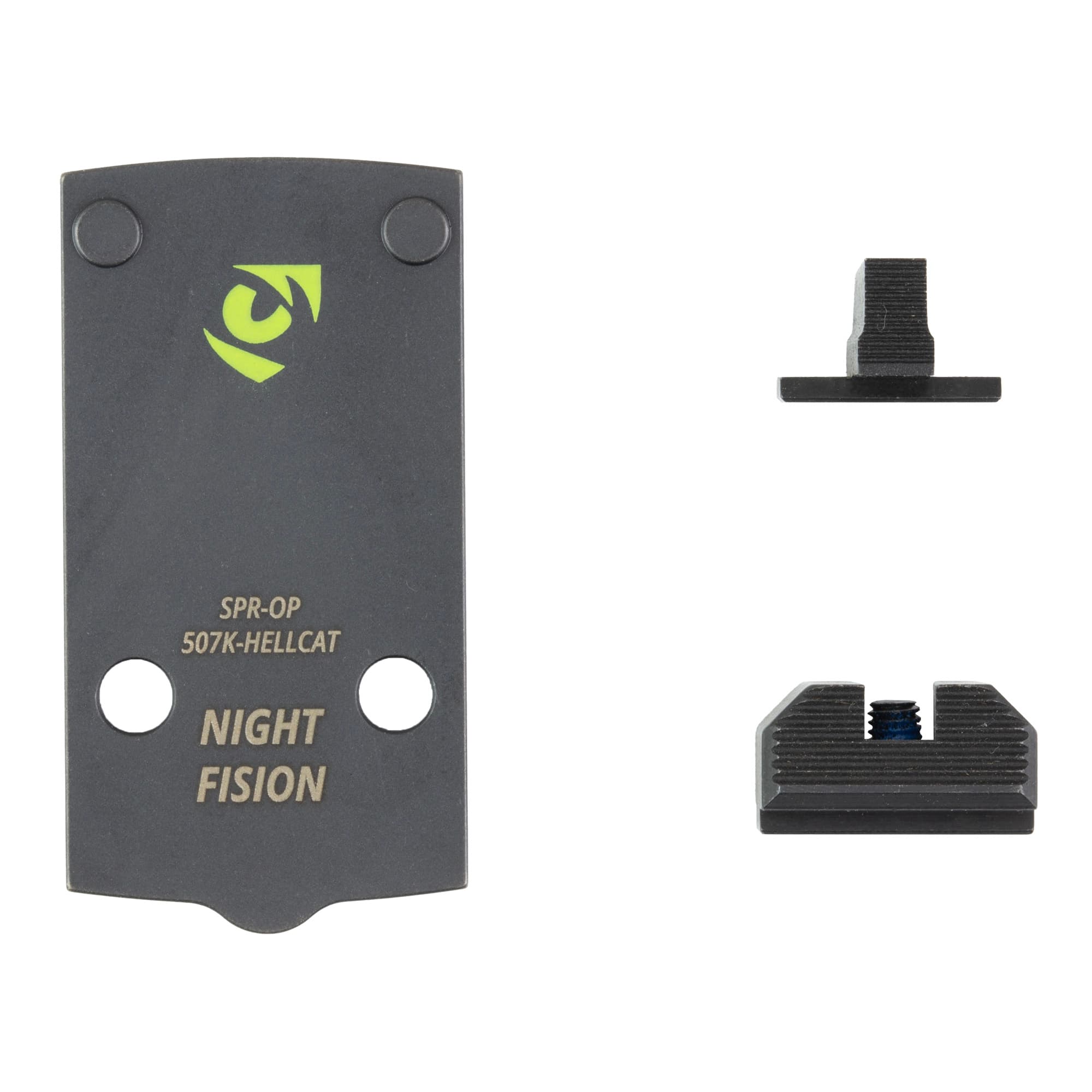 Night Fision NF PLATE BS 507K SPGFLD HELLCAT Optic Plate Co Witness for Holosun 507K