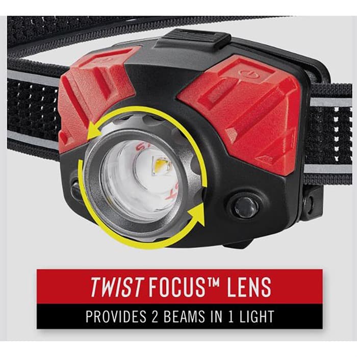 Coast Products FL75 Headlamp 700 Lumens Pure Beam Twist Focus AAA Battery