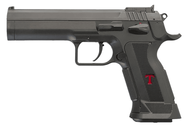 Tanfoglio TFLIMPROP9 Limited Custom 9mm Luger 19+1 4.76" Stainless Steel Barrel, Black Serrated Steel Slide, Black Polymer Frame w/Beavertail, Textured Grip