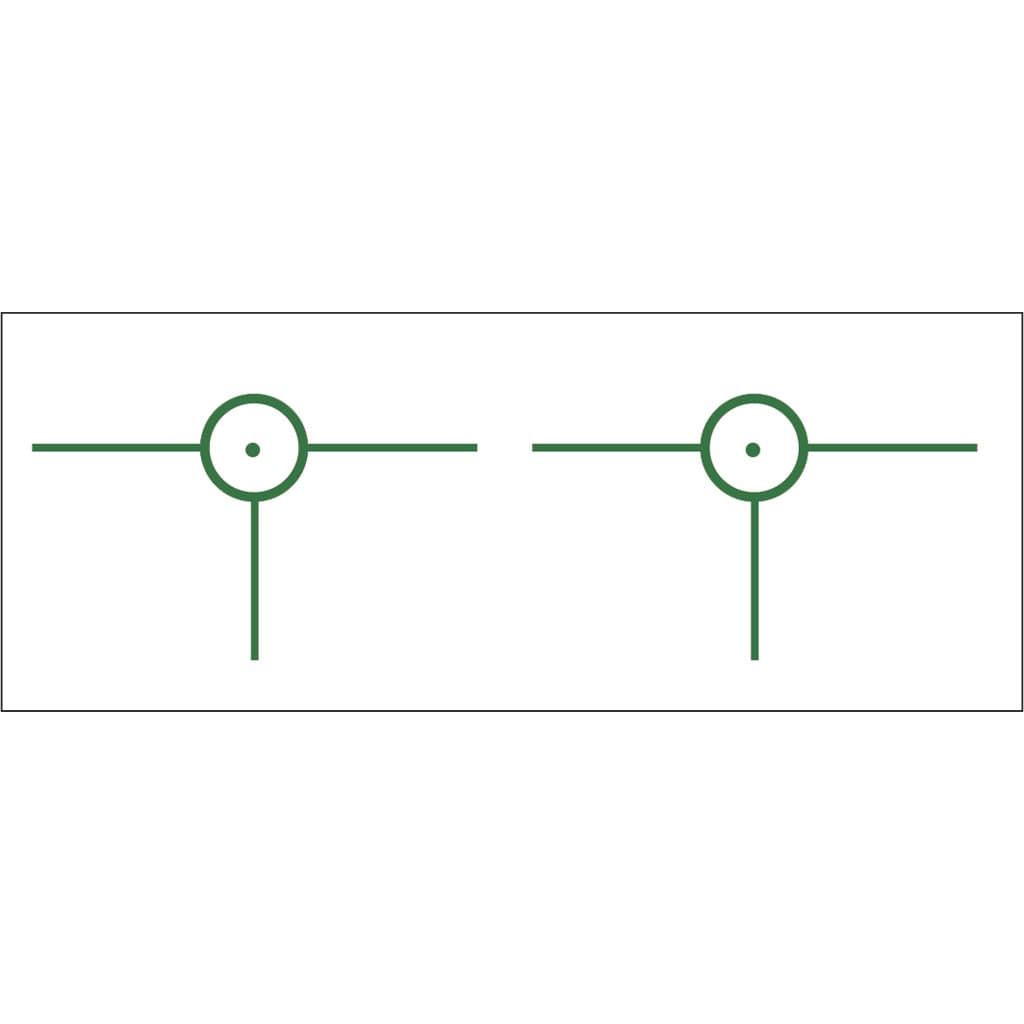 Gunstar Tactical 3D 2 Reticle Green Red Dot Sight Picatinny Rail