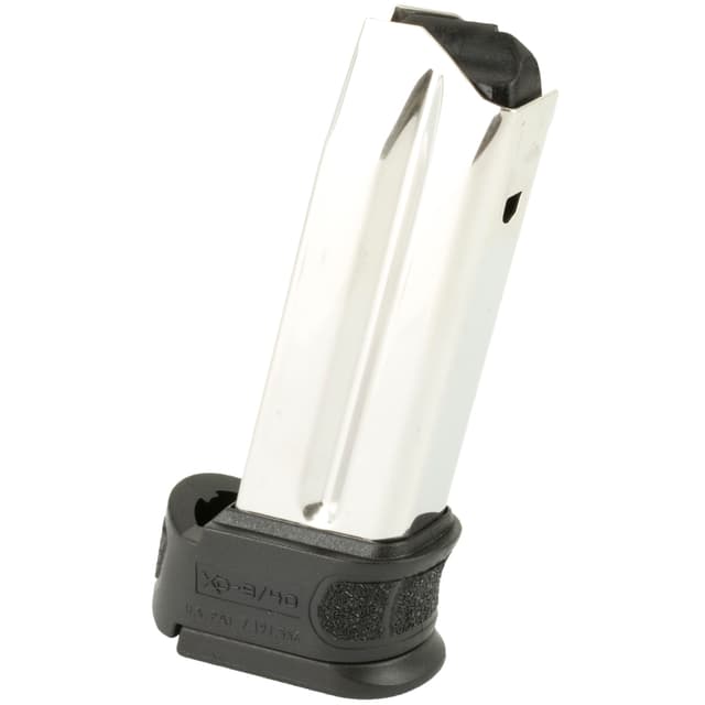 Springfield Armory XD Mod2 10rd 9mm Luger Stainless Steel Magazine with Sleeve Extension