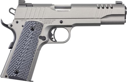 Auto-Ordnance 1911 Pistol 45 ACP 5 in. Stainless Cerakote 7 rd. Night Sights