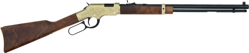 Henry Golden Boy Deluxe H004MD4 22 WMR 20.50" 12+1 Engraved Brasslite Receiver