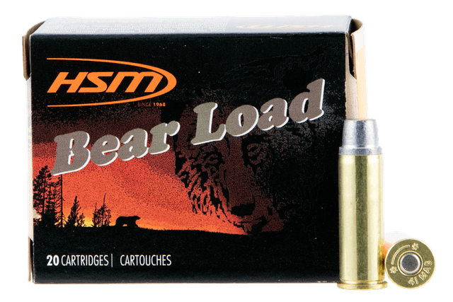 HSM, Bear Load, 41 Remington Magnum, Semi Wadcutter, 230 Grain, 20 Rounds