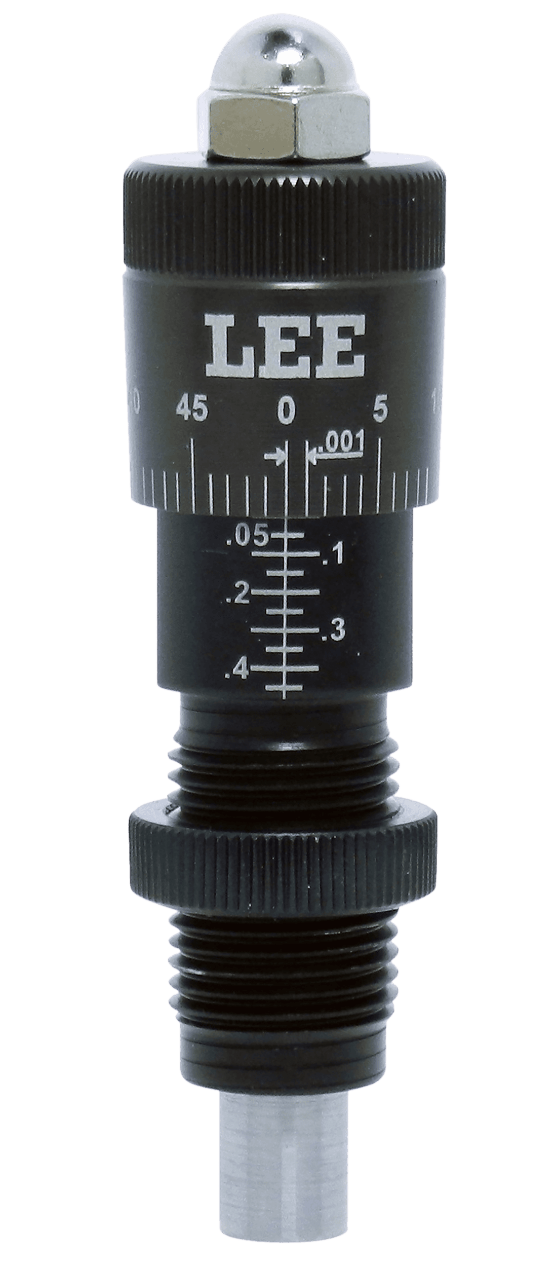 Lee Precision 92128 Micrometer Factory Crimp Adapter Black/Clear 9mm Pistol Firearm