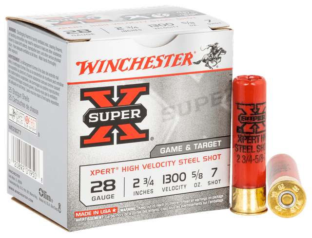 Winchester Super X Xpert Hi Velocity Steel 28 Gauge Steel 5/8 oz 25 Rounds