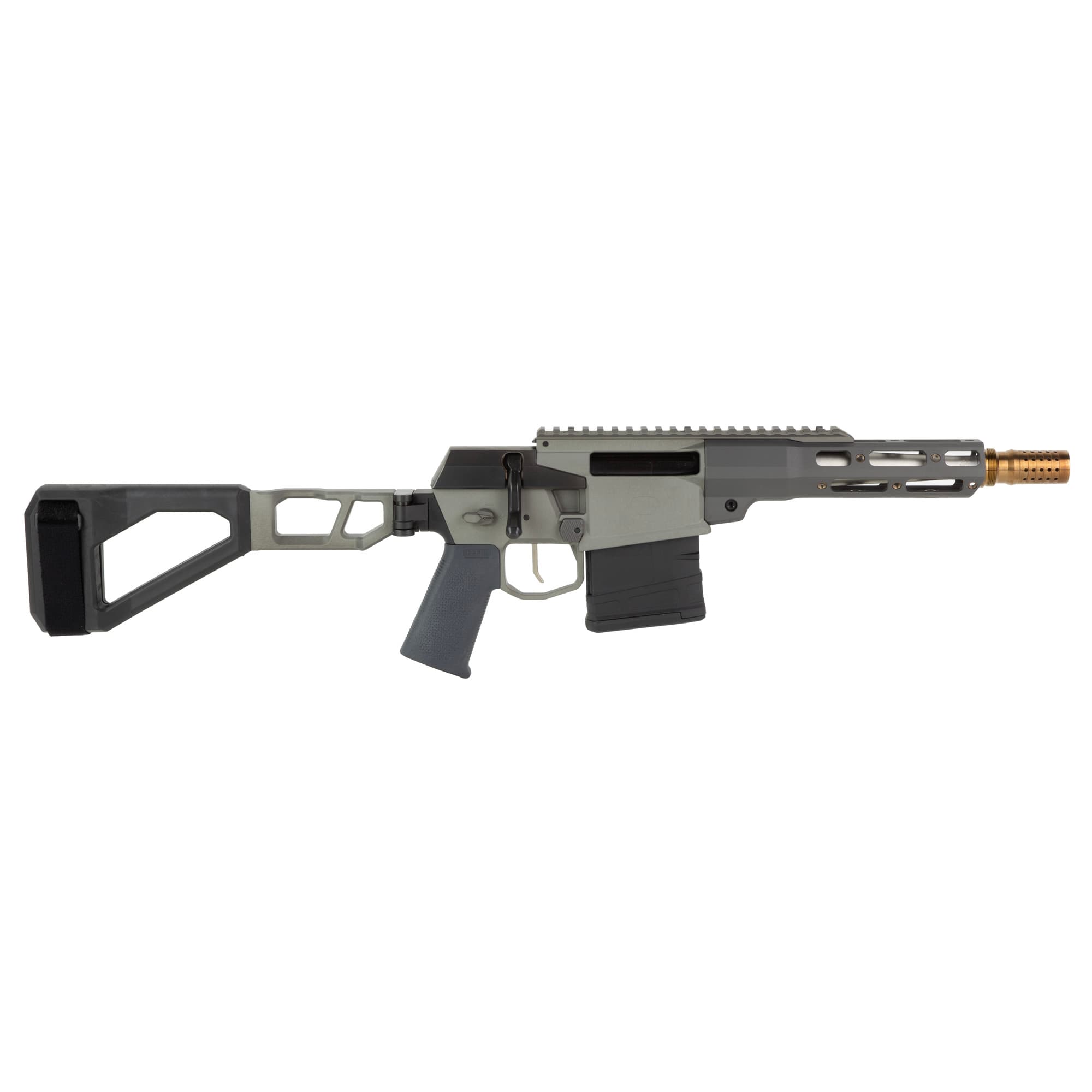 Q LLC FIX868INPISTOL The Fix 8.6 Blackout 30+1 8" Stainless Threaded Barrel Q-Sert Free-Float Handguards, Picatinny Rail Receiver, Black SBA3 Brace Black, Polymer Grips