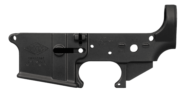 Yankee Hill 125 Stripped Lower Receiver 5.56x45mm NATO 7075-T6 Aluminum Anodized