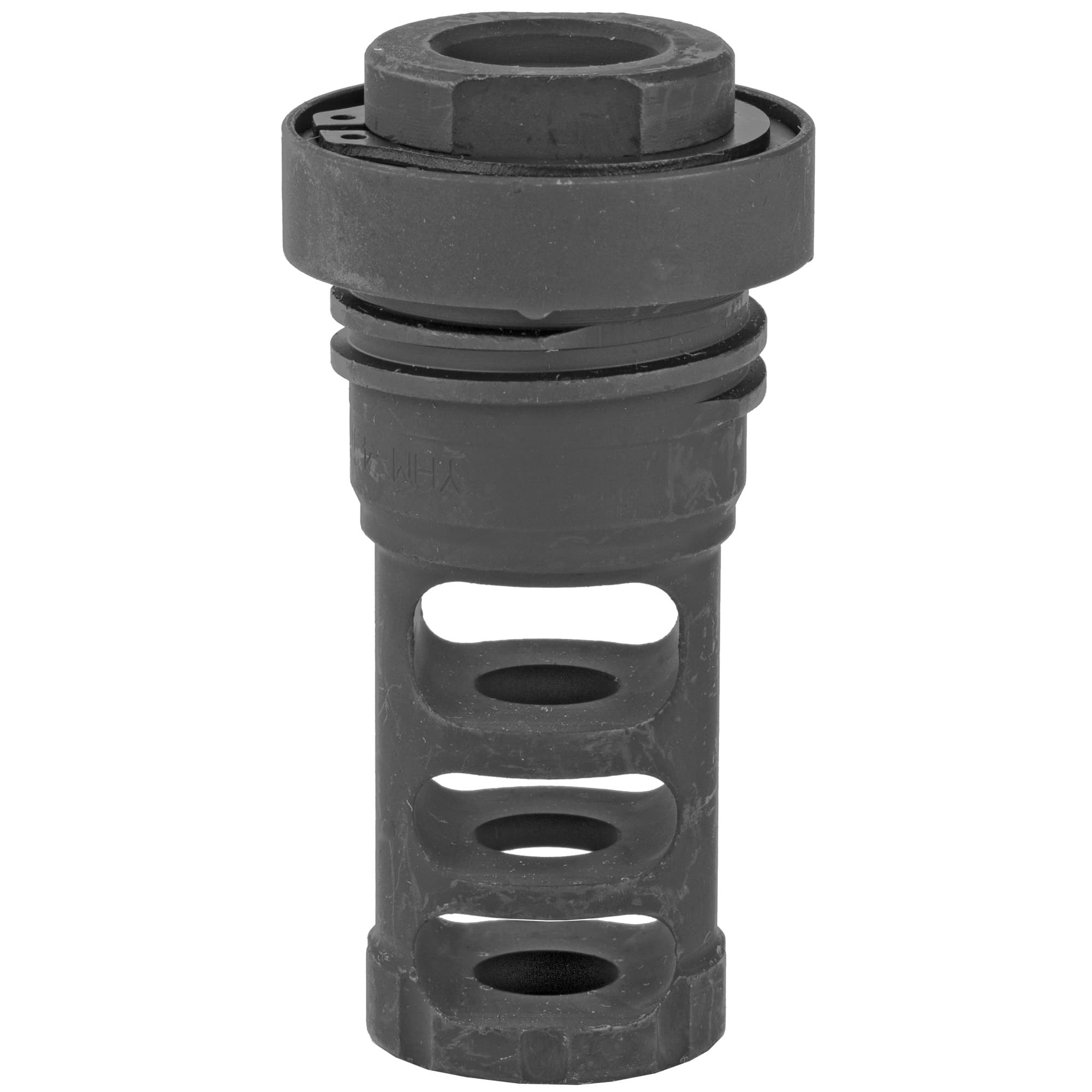 Yankee Hill 4302MB28A QD Light Tactical Muzzle Brake made of Black Finish Steel with 1/2"-28 tpi Threads for 30 Cal AR-Platform