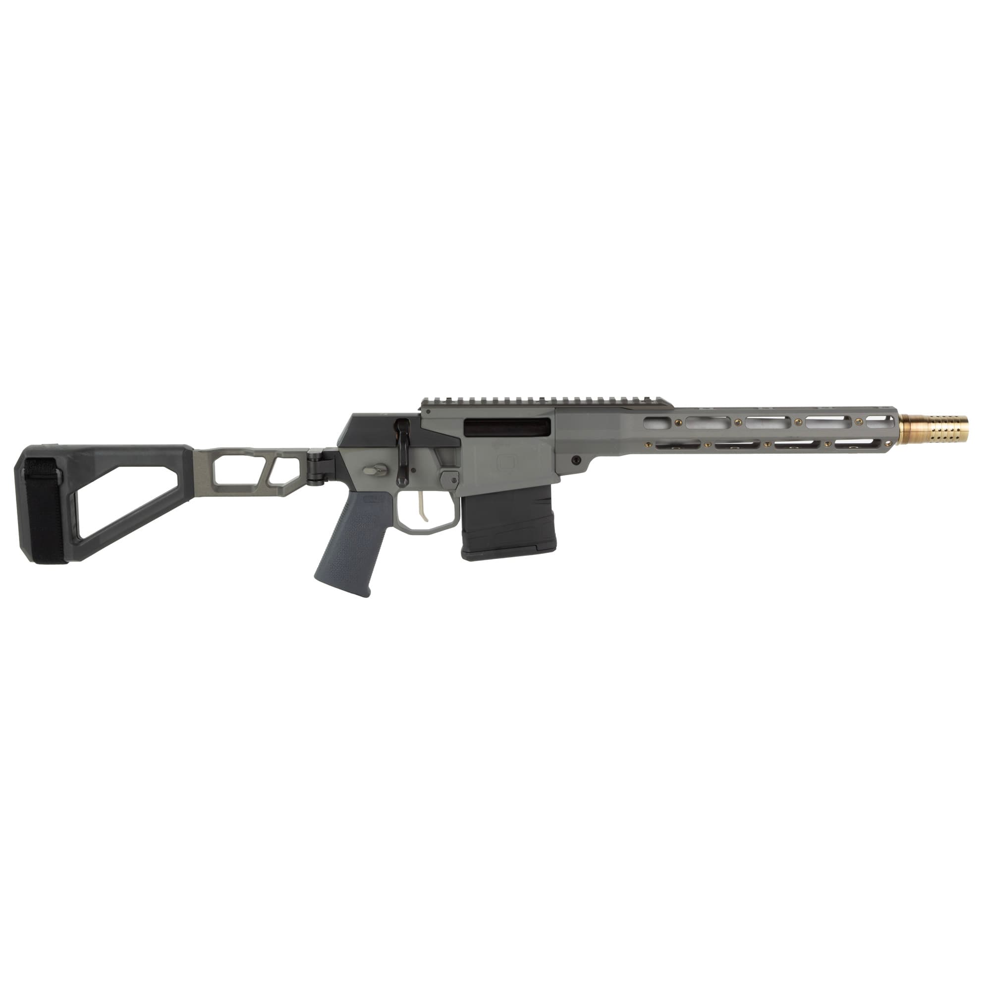 Q LLC FIX8612INPISTOL The Fix 8.6 Blackout 30+1 12" Stainless Threaded Barrel Q-Sert Free-Float Handguards, Picatinny Rail Receiver, Black SBA3 Brace Black, Polymer Grips