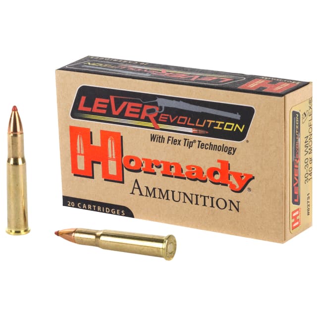Hornady LEVERevolution Rifle Ammo 30-30 Win. 140 gr. Monoflex 20 rd.