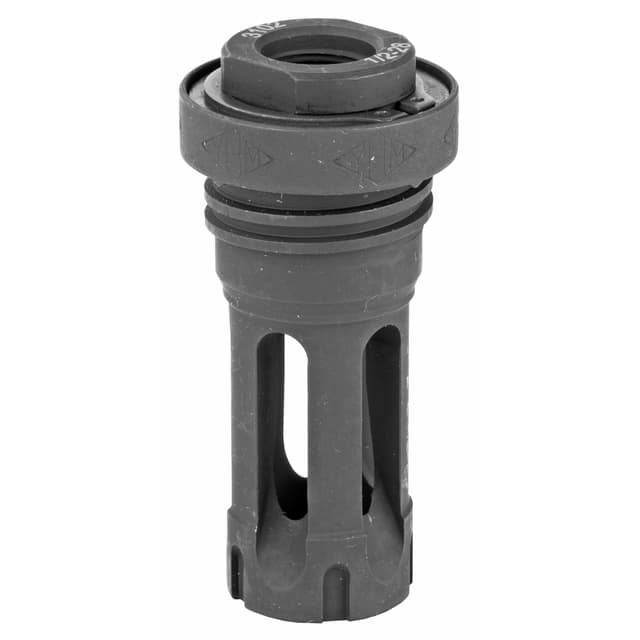 Yankee Hill 310228A Phantom Flash Hider Black Phosphate Steel with 1/2"-28 tpi Threads for 5.56x45mm NATO AR-Platform