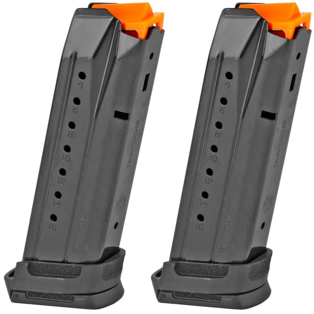 Ruger Security 9 9mm Luger Oxide Steel Magazines 2 Pack Compatible Pc Carbine