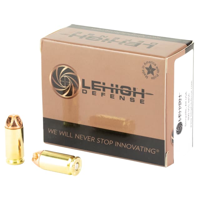 Lehigh Defense LA40115XD Xtreme Defense 40S&W 115gr Lehigh Defense XD FMT 20 Rounds