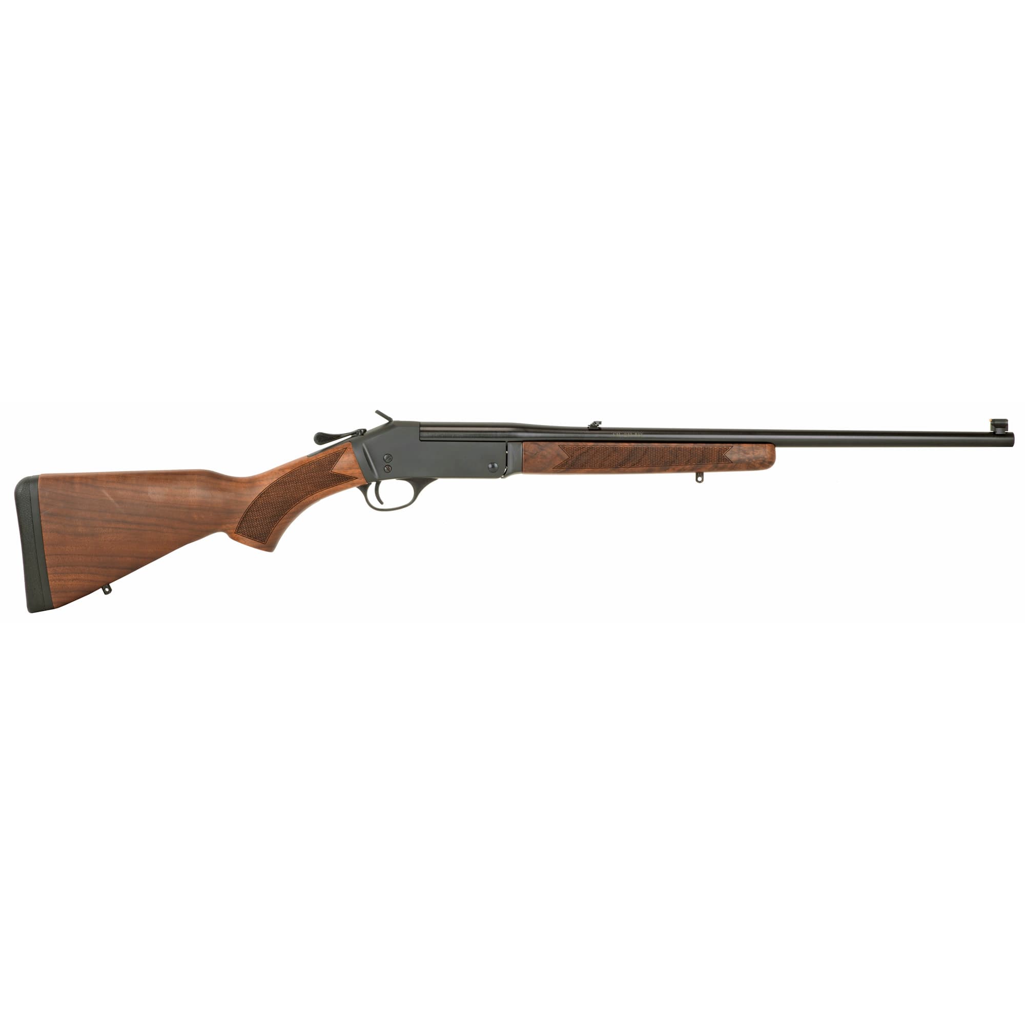Henry H015Y243 Single Shot Youth 243 Win 1rd 22" Blued Steel Barrel, Blued Steel Receiver, American Walnut Stock, Right Hand