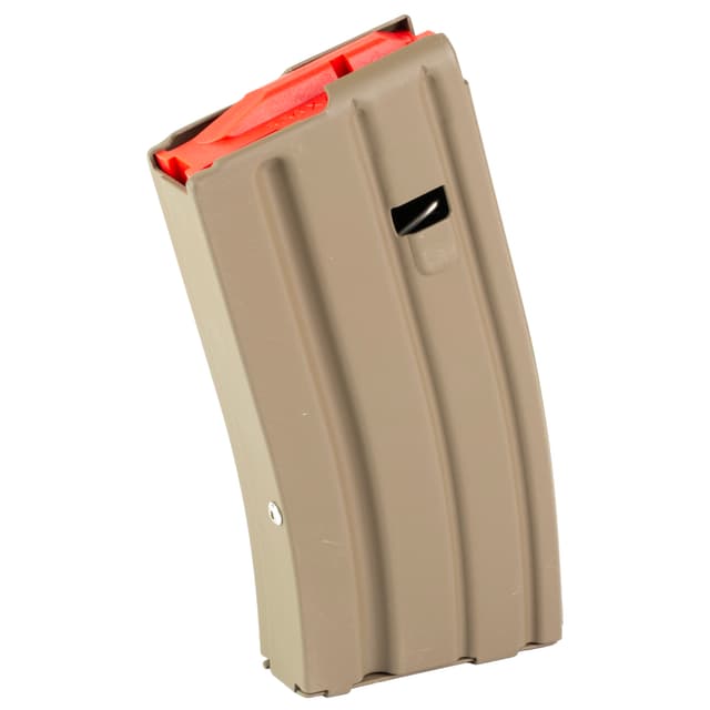 Global Ordnance GO MAG AR 10RD 20RD Body Steel 5.56 FDE Magazine