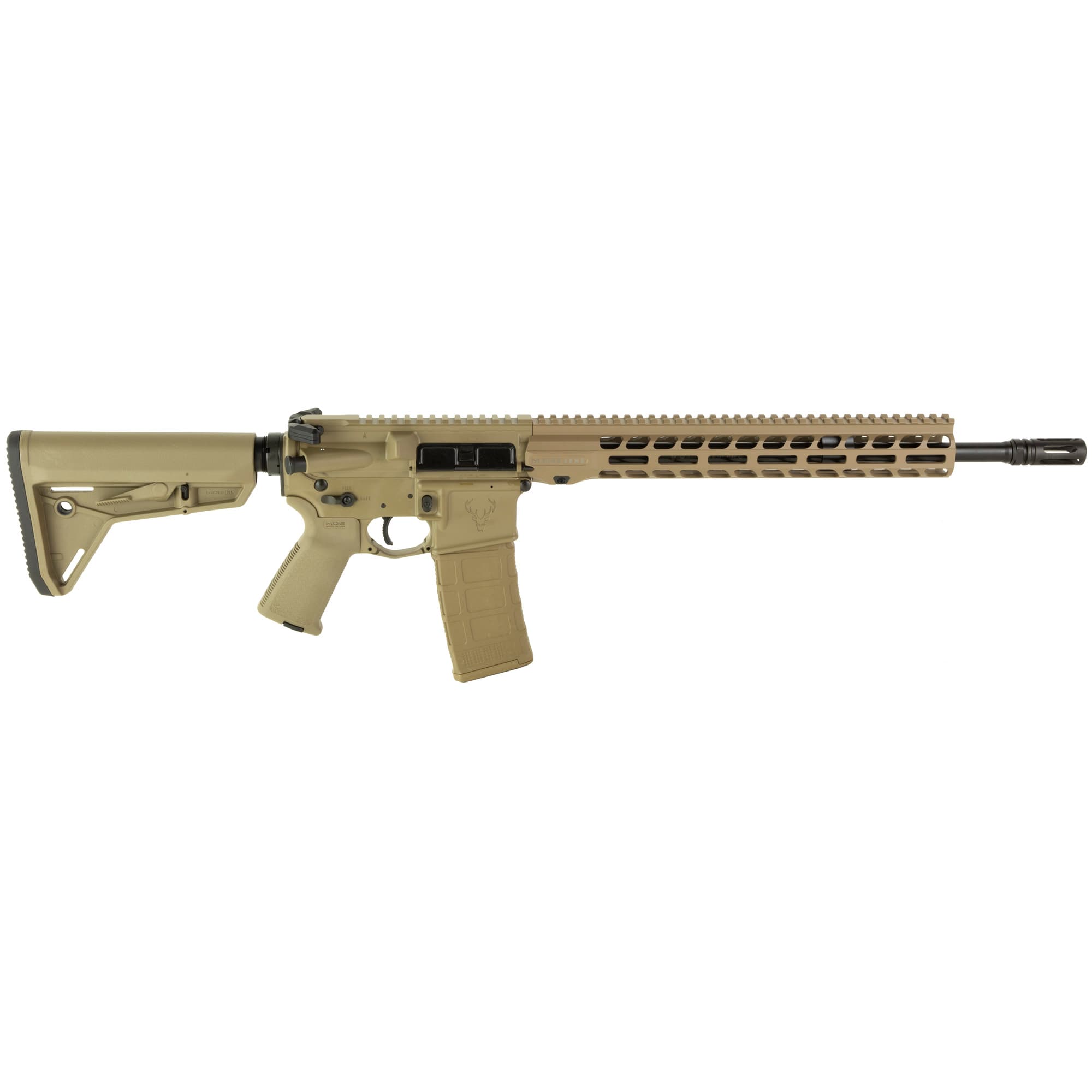 Stag Arms STAG15000242 Stag 15 Tactical 5.56x45mm NATO 16" Barrel, 30+1 Optic Ready, Overall Flat Dark Earth, Magpul Stock & MOE Grip