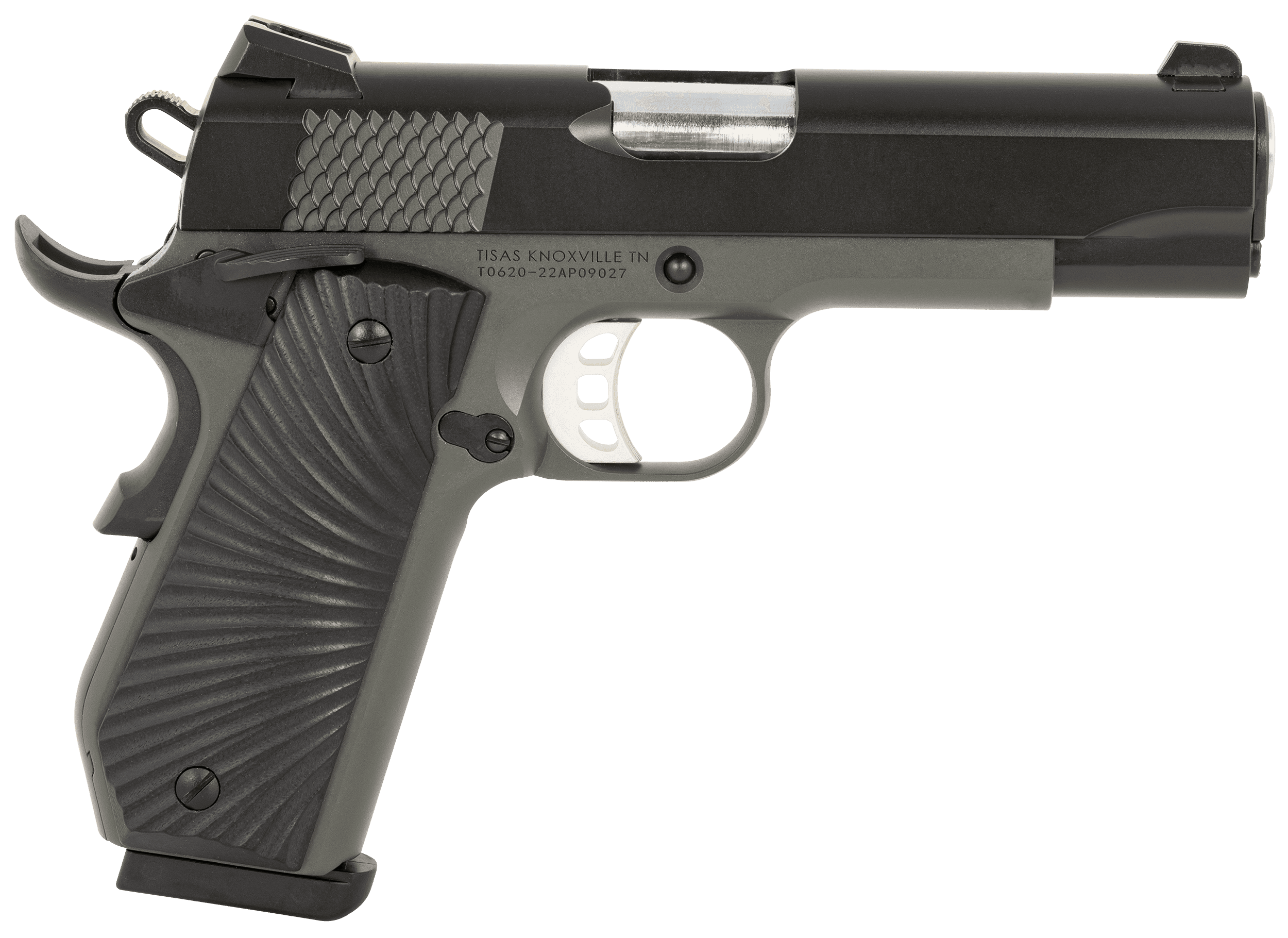 SDS Tisas 1911 Stingray Carry Pistol 45 ACP 4.25 in. Black and Dark Grey Frame 8 rd.