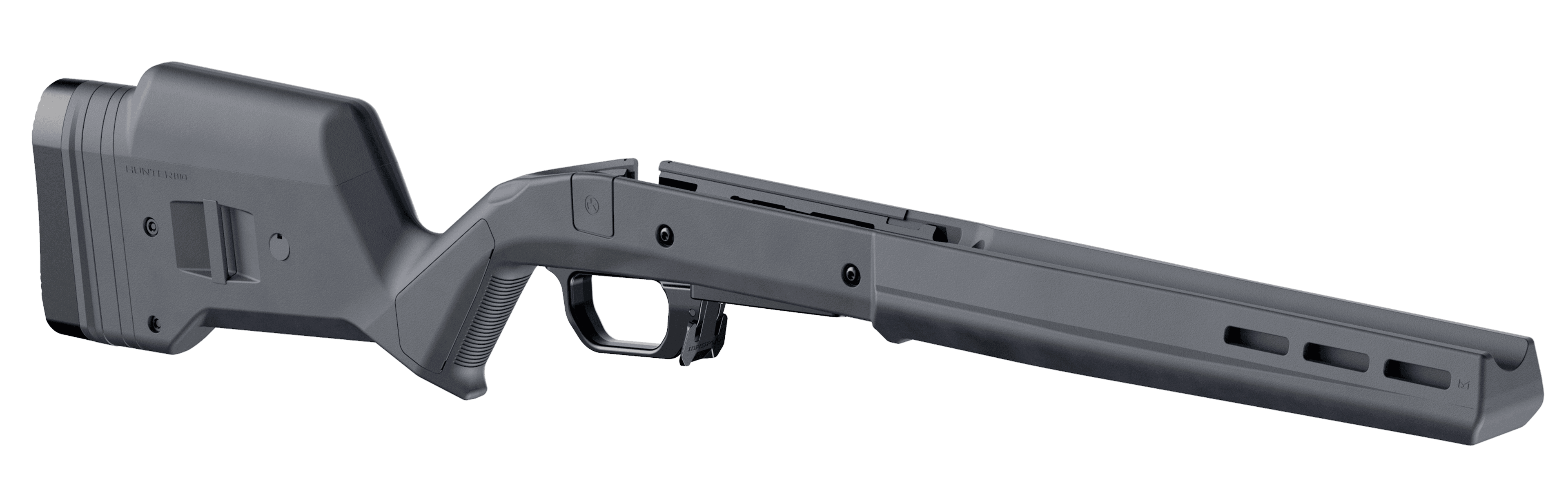 Magpul Hunter 110 Stock Fixed Aluminum Bedding Adj Comb Stealth Gray Synthetic