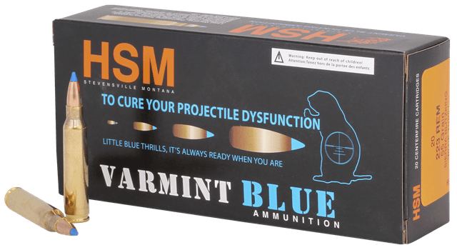 Hsm Varmint 223 Remington Sierra Blitzking 54 Grain 20 Rounds