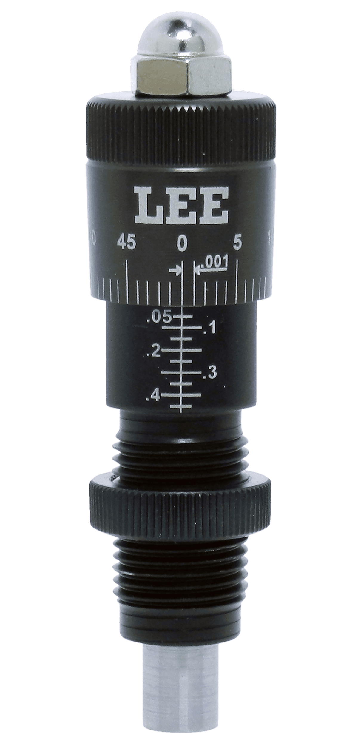 Lee Precision 92162 Micrometer Factory Crimp Adapter Black/Clear 44/45 Cal Pistol Firearm