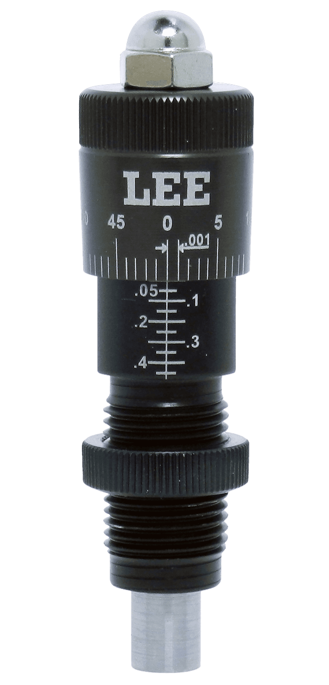 Lee Precision 92162 Micrometer Factory Crimp Adapter Black/Clear 44/45 Cal Pistol Firearm